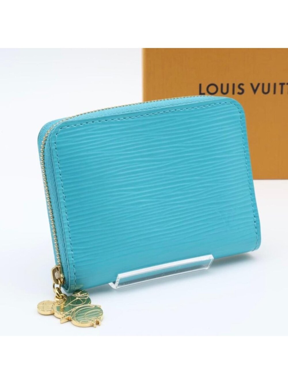Louis Vuitton Super x Takashi Murakami Zippy Coin Purse Blue